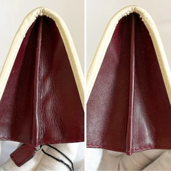 Rare VINTAGE Dior Trotter No. 1 Long Flap Wallet Red Oblique Canvas Y2K - Picture 9 of 12